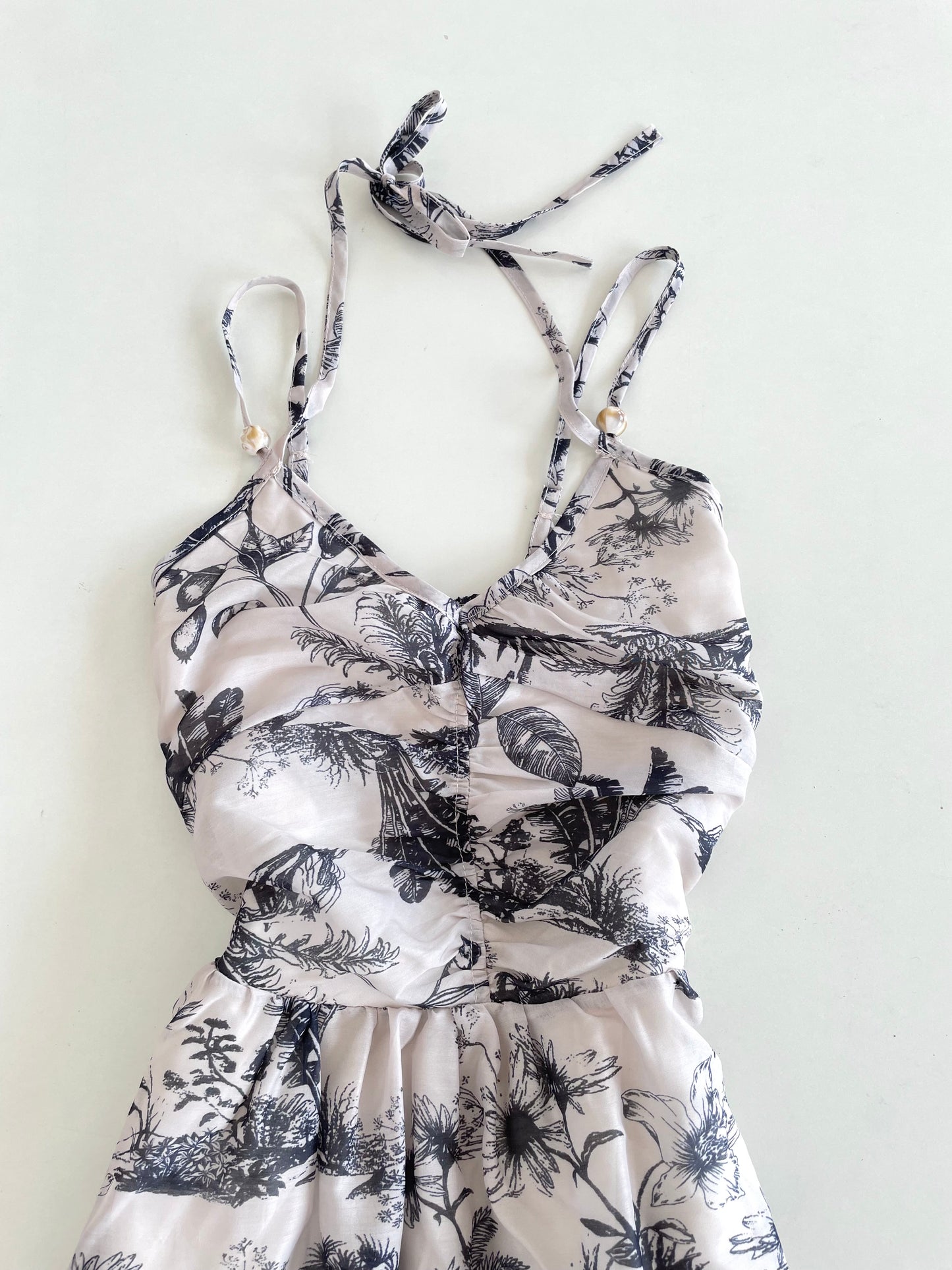 Forest Scenes Slip Dress-Bust 28 to 30