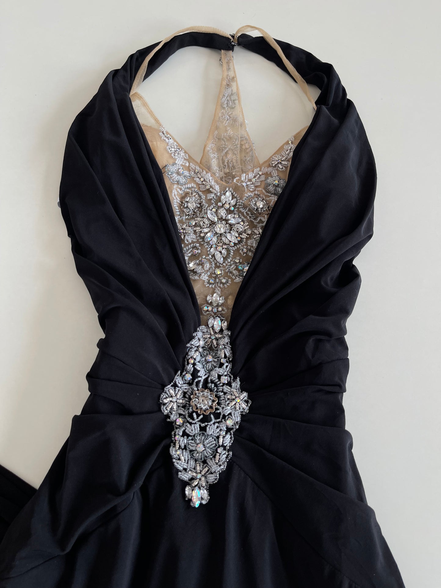 Vintage Embroidered Dress-Bust 34