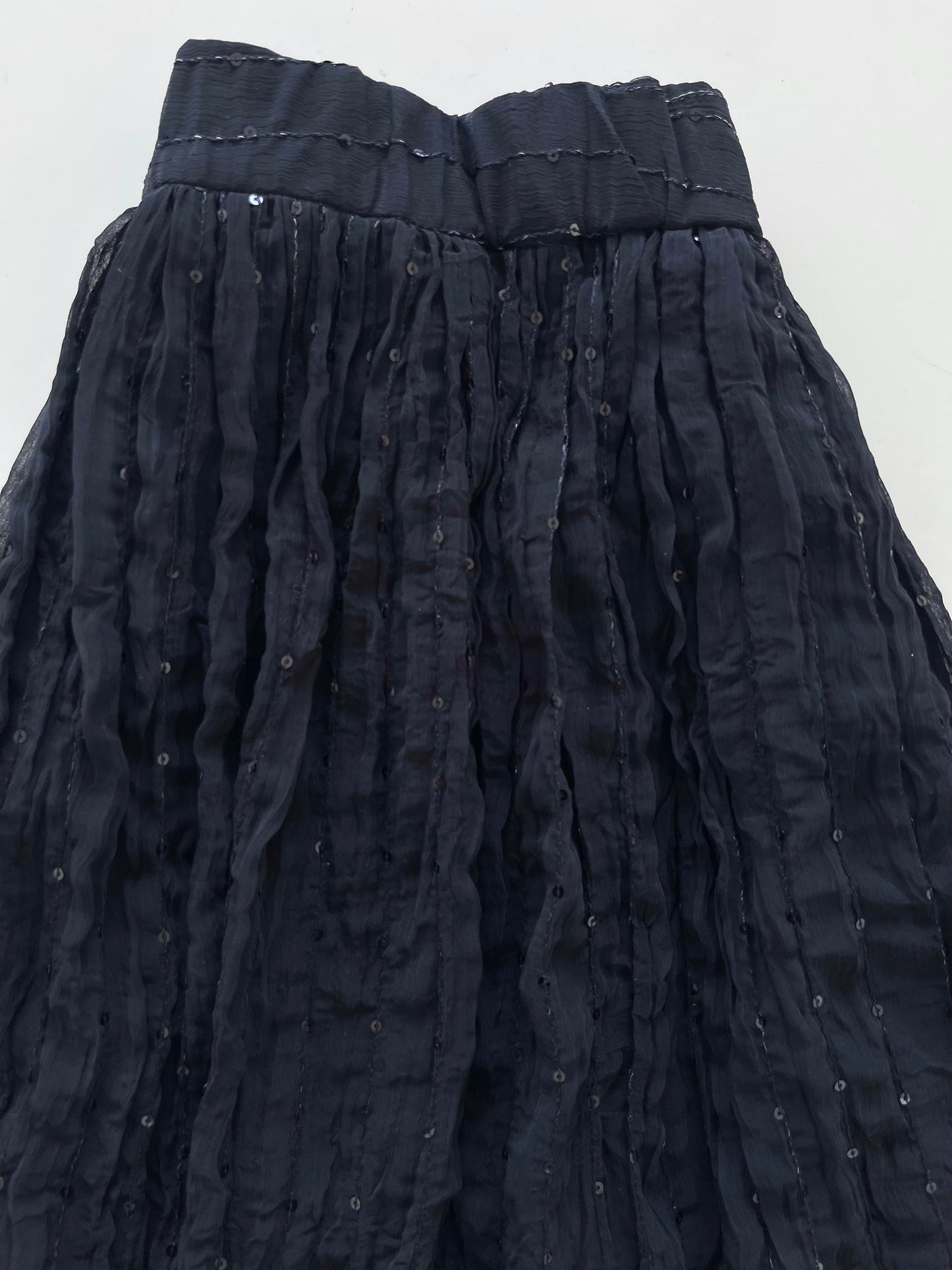 Net City Sequin Vintage Skirt-Waist 26