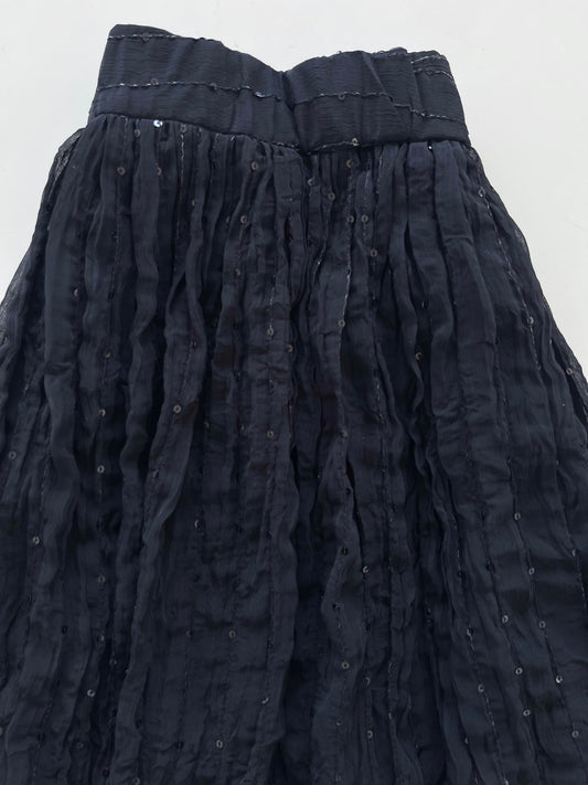 Net City Sequin Vintage Skirt-Waist 26