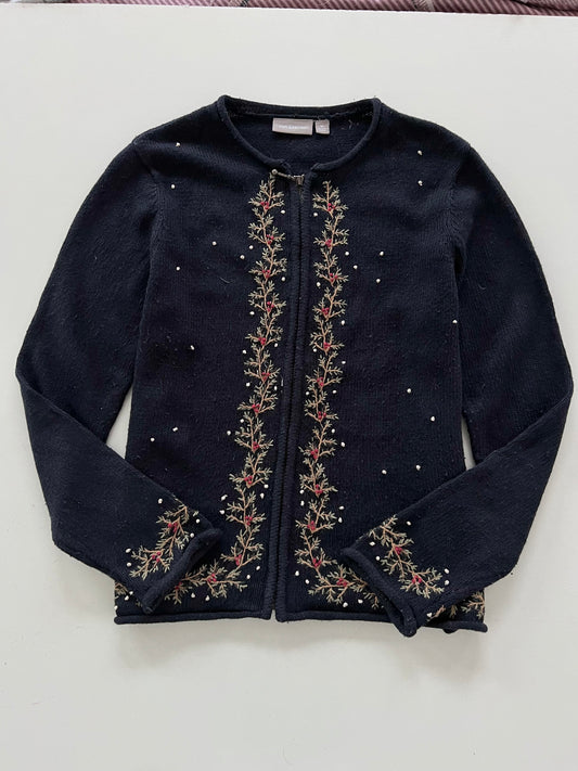 Croft & Barrow Embroidered Sweater-Bust 42