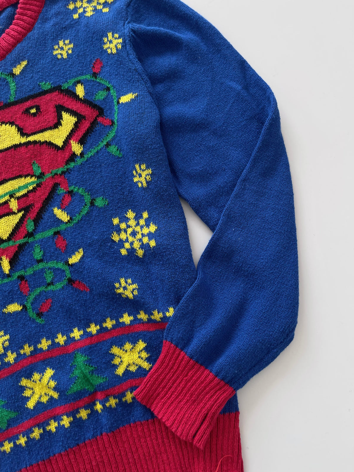 Superman Christmas Sweater-Bust 36