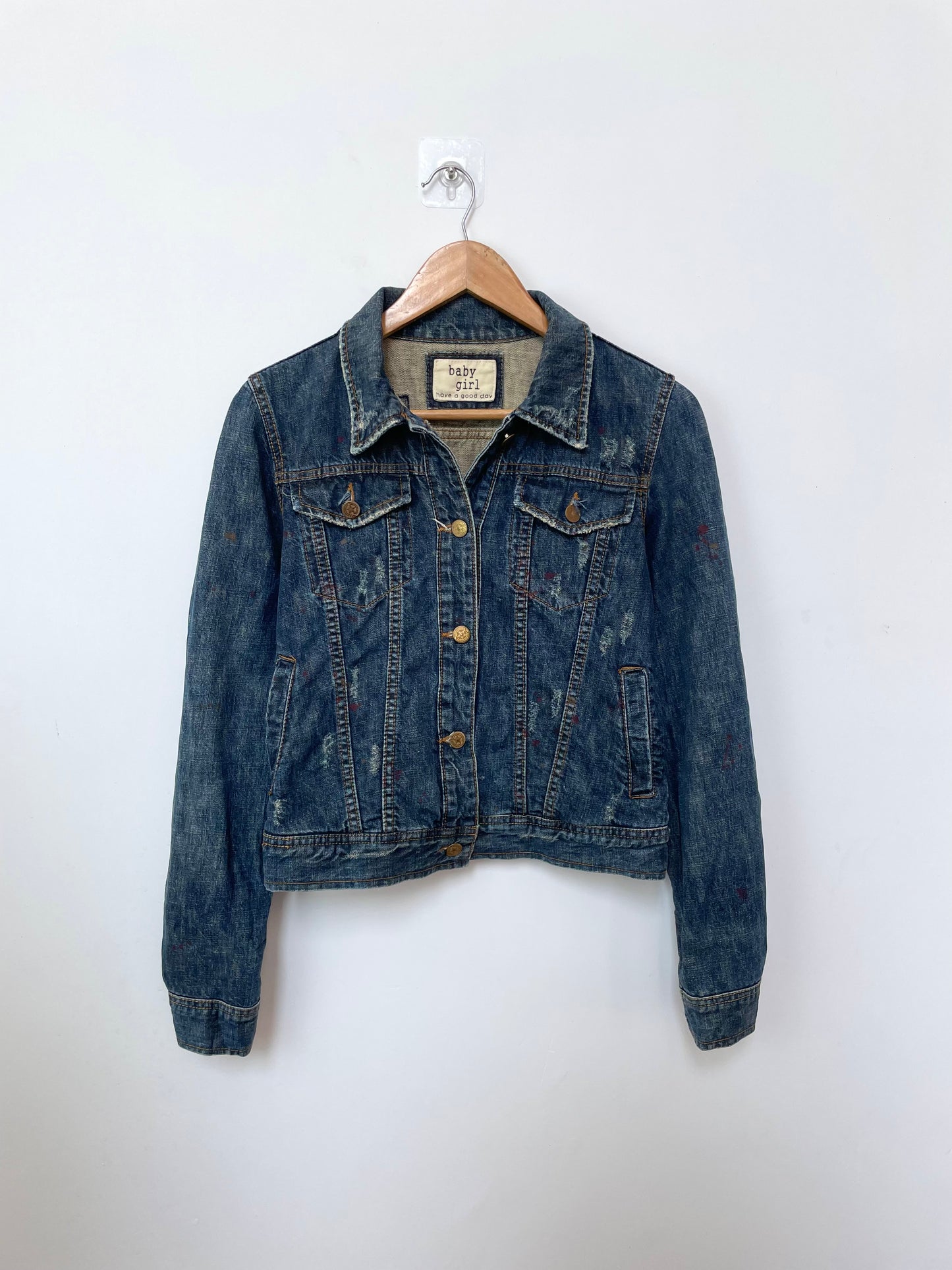 Baby Girl Denim Vest-Bust 34