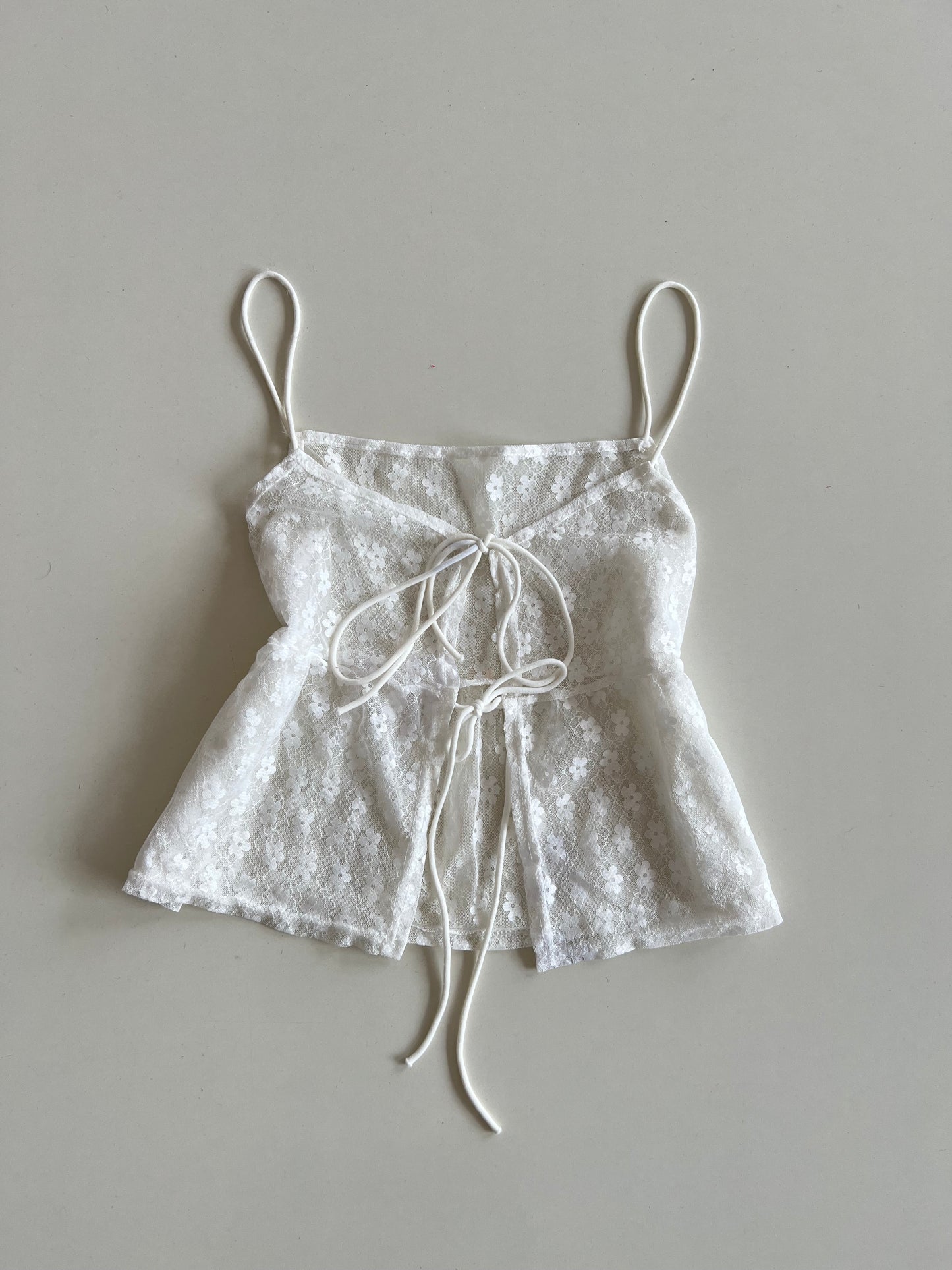Lace Sheer Top-Bust 34