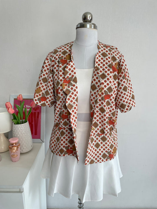 VINTAGE PRINTED SHIRT - BUST 42