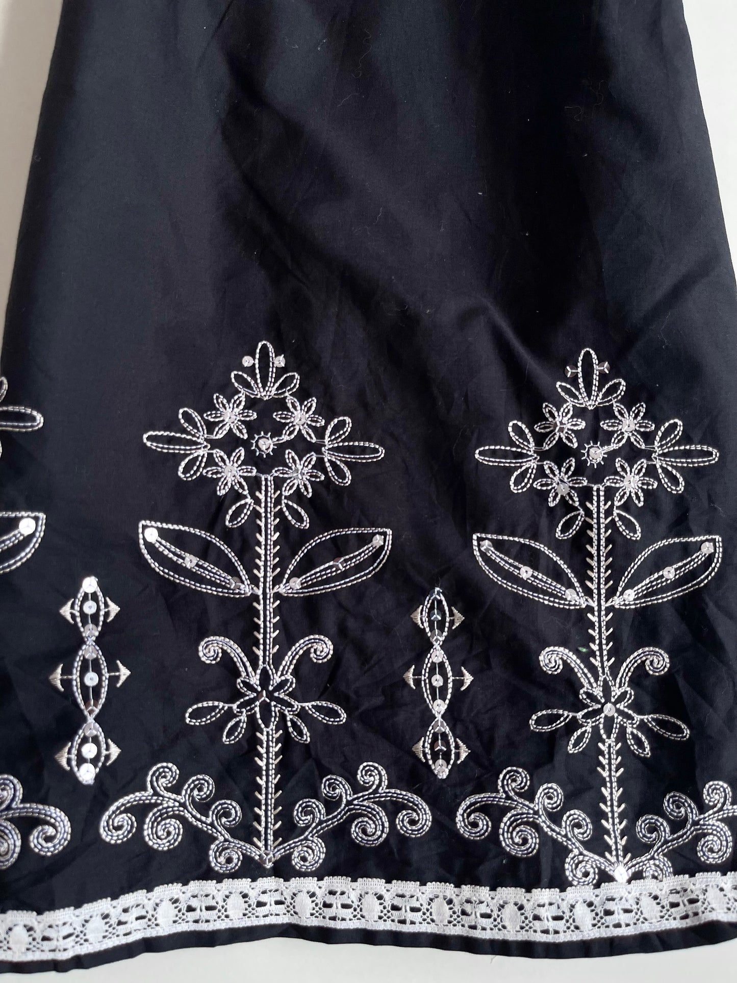 B.Smart Embroidered Cotton Dress-Bust 36