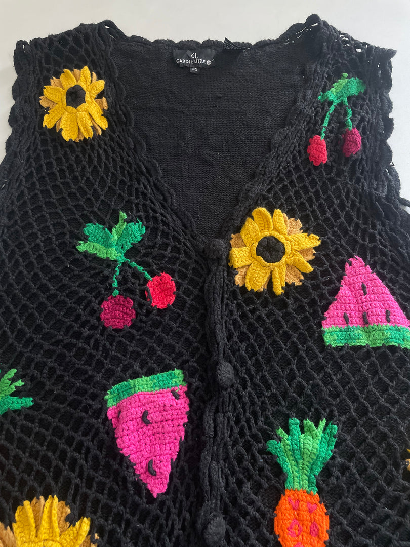 Carole Little Crochet Top-Bust 52