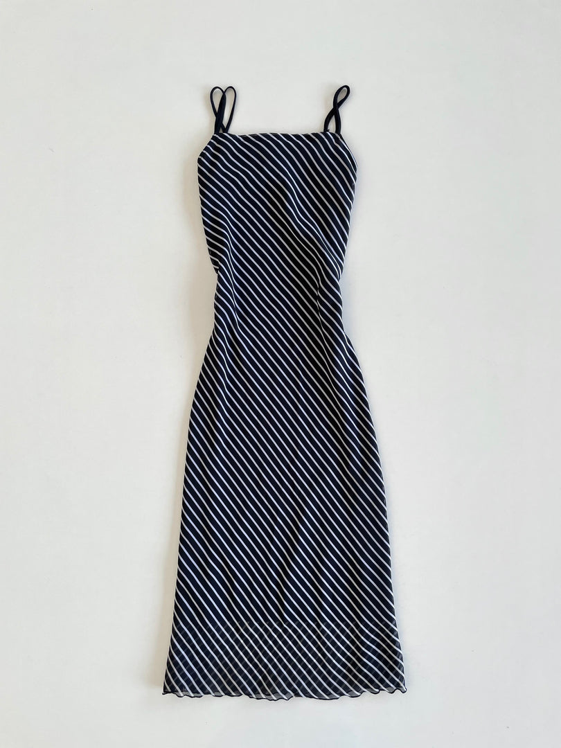 Striped Slip Dress-Bust 32 to 34