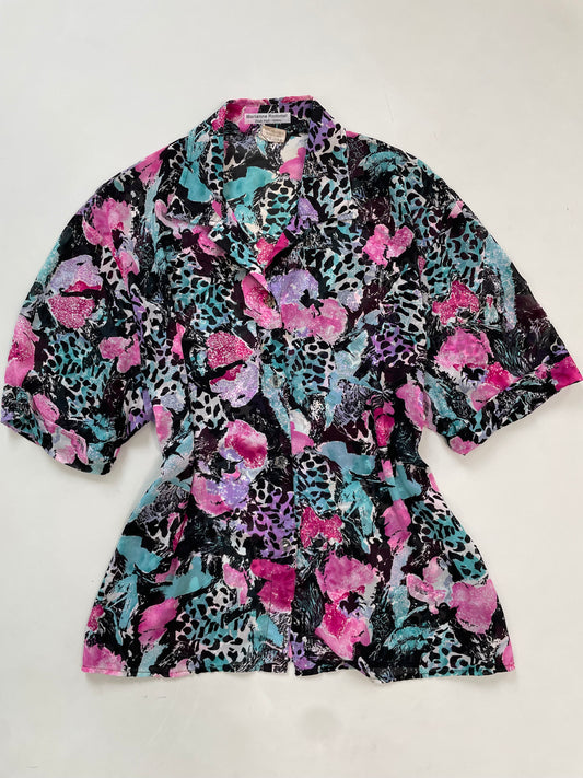 Abstract Sheer Shirt-Bust 46