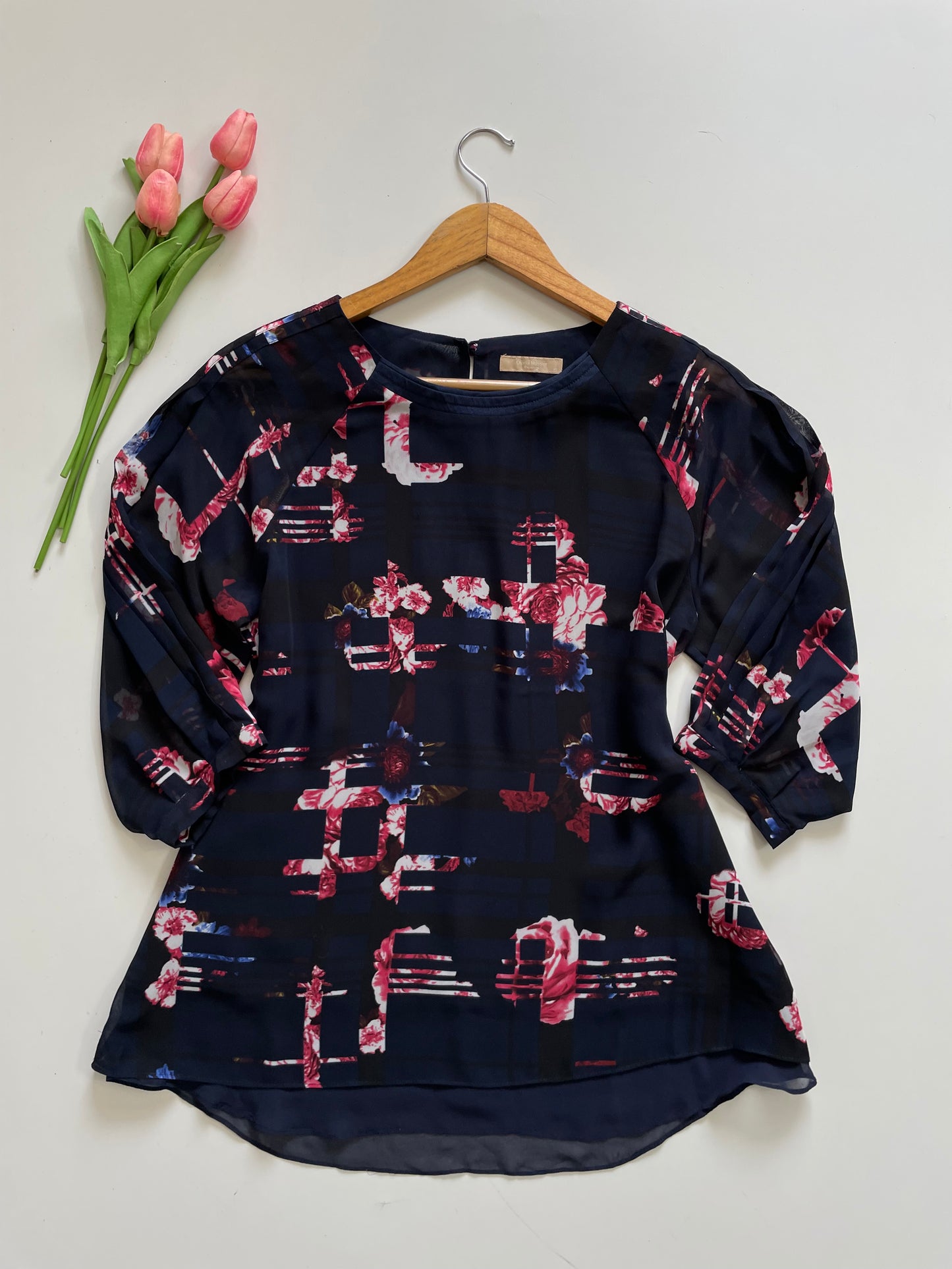 OLIVIA HASSLER FLORAL TOP - BUST 38