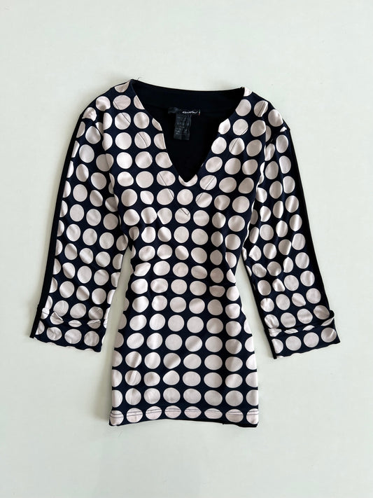 Kristal Polka Dot Top-Bust 40 to 44
