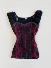 Vintage Goth Top-Bust 36 to 40
