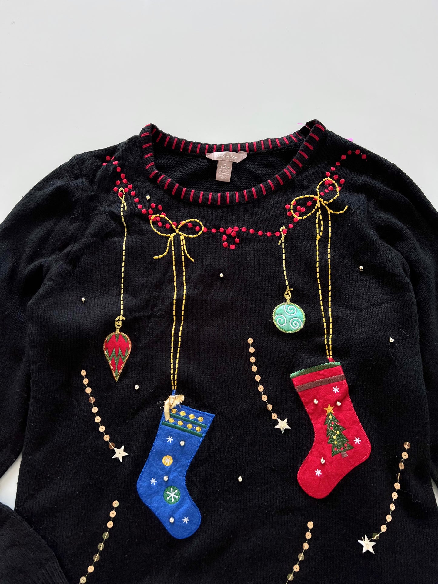 White Stag Christmas Sweater-Bust 56