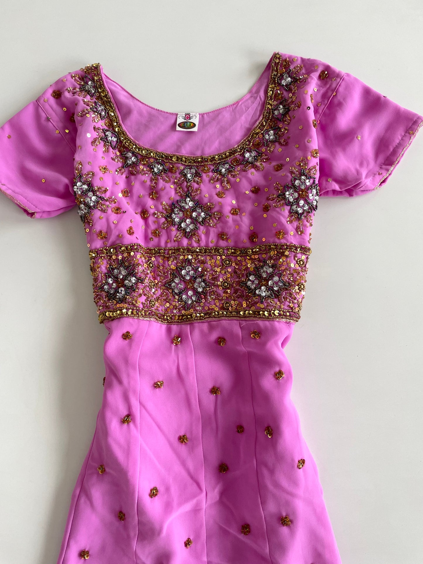 Embroidered Dress-Bust 32