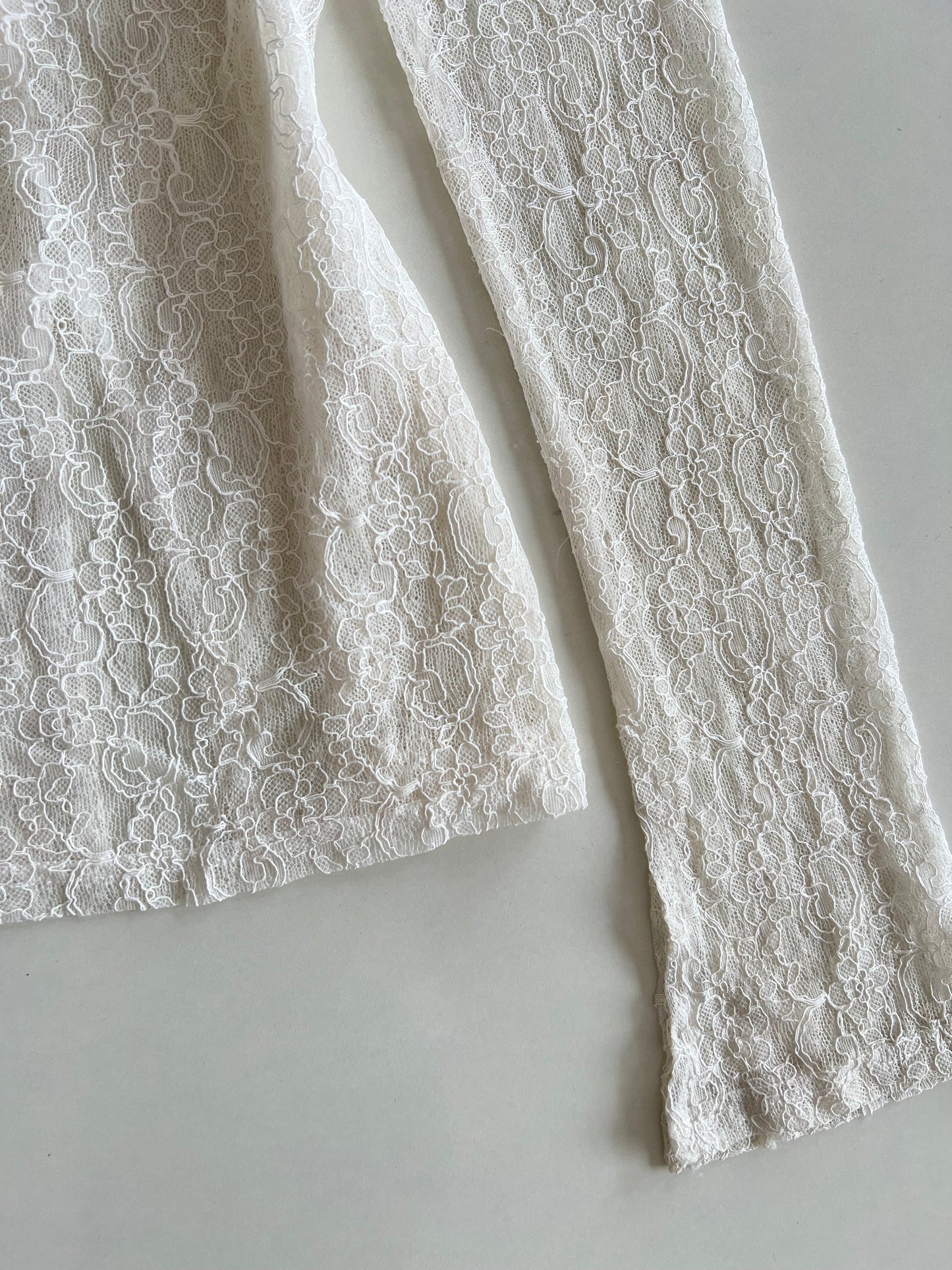 Lace Sheer Top-Bust 34 to 36