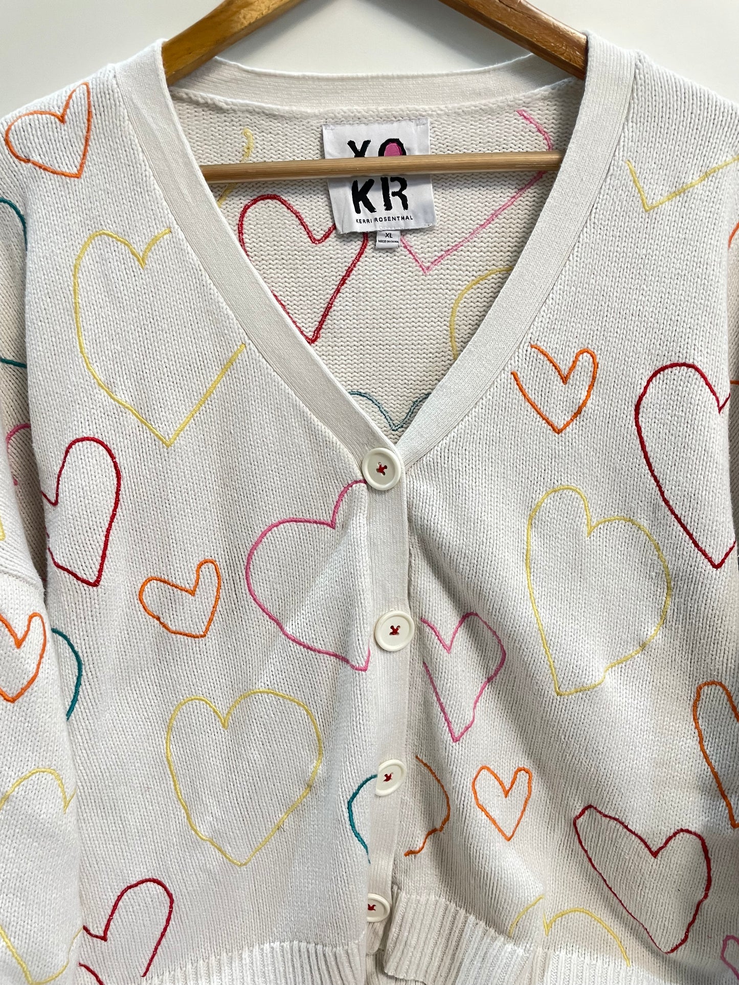 Embroidered Vintage Sweater-Bust 58