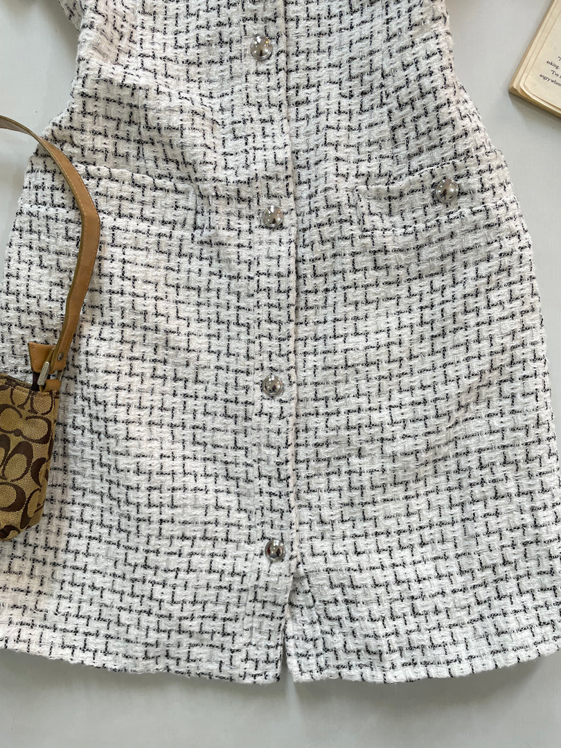 Rachel Zoe Winter Tweed Dress-Bust 34