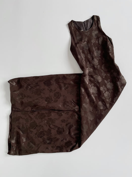 Holt Renfrew Satin Jacquard Dress-Bust 38