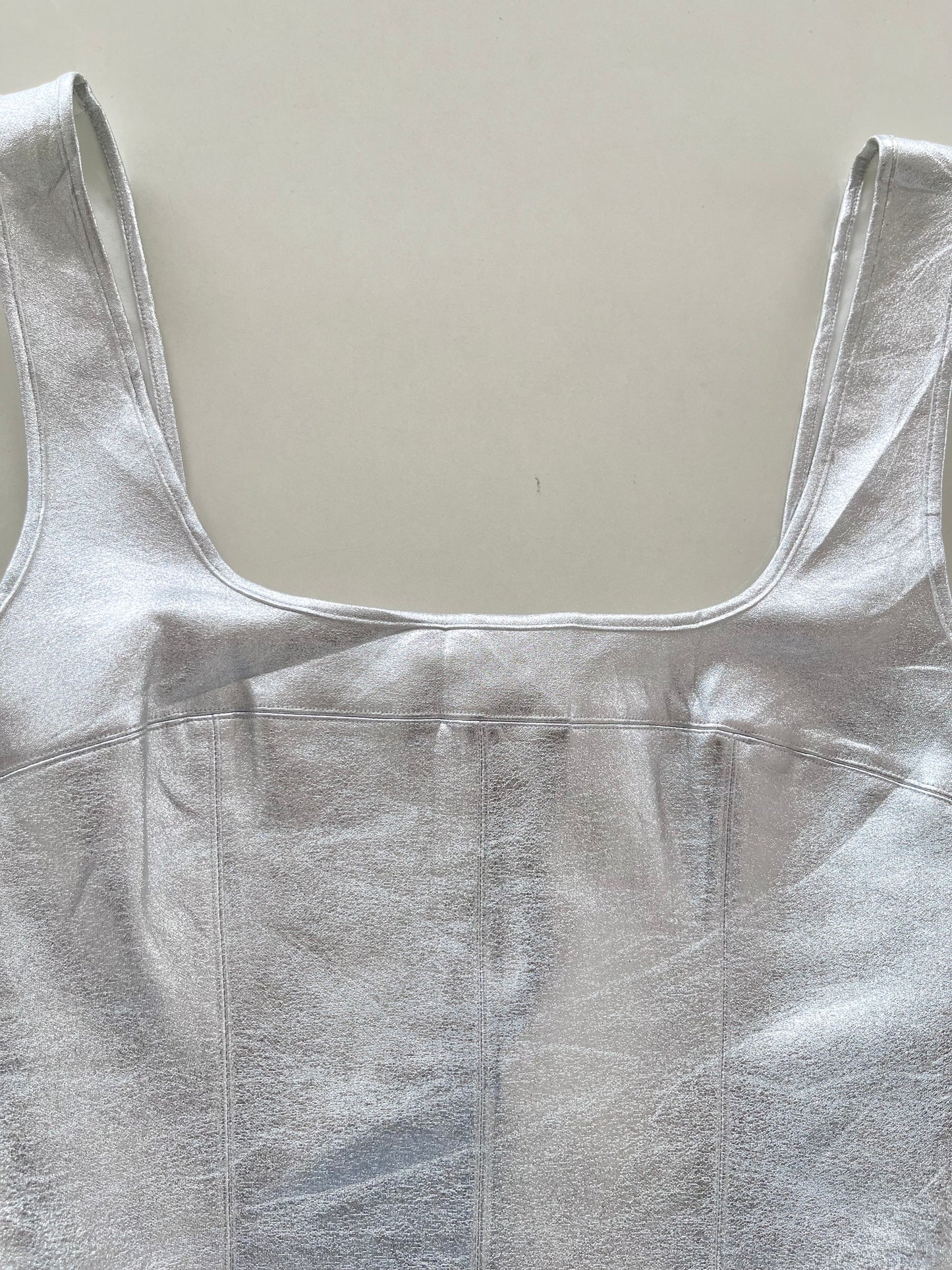 Tezenis Silver Metallic Top-Bust 36i