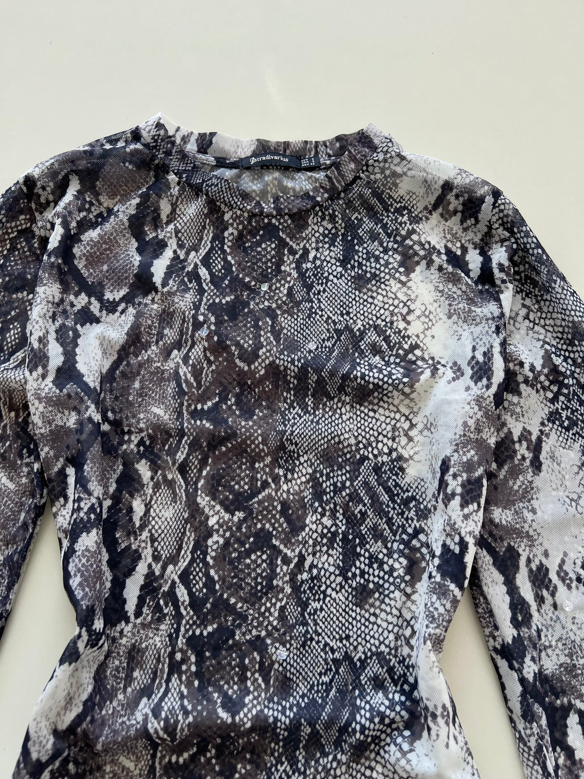 Stradivarius Semi Sheer Top-Bust 34 to 36