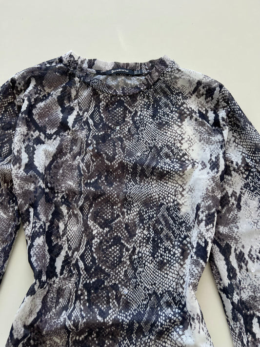 Stradivarius Semi Sheer Top-Bust 34 to 36