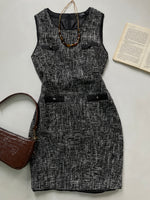 Load image into Gallery viewer, Aileen Tweed Dress-Bust 32