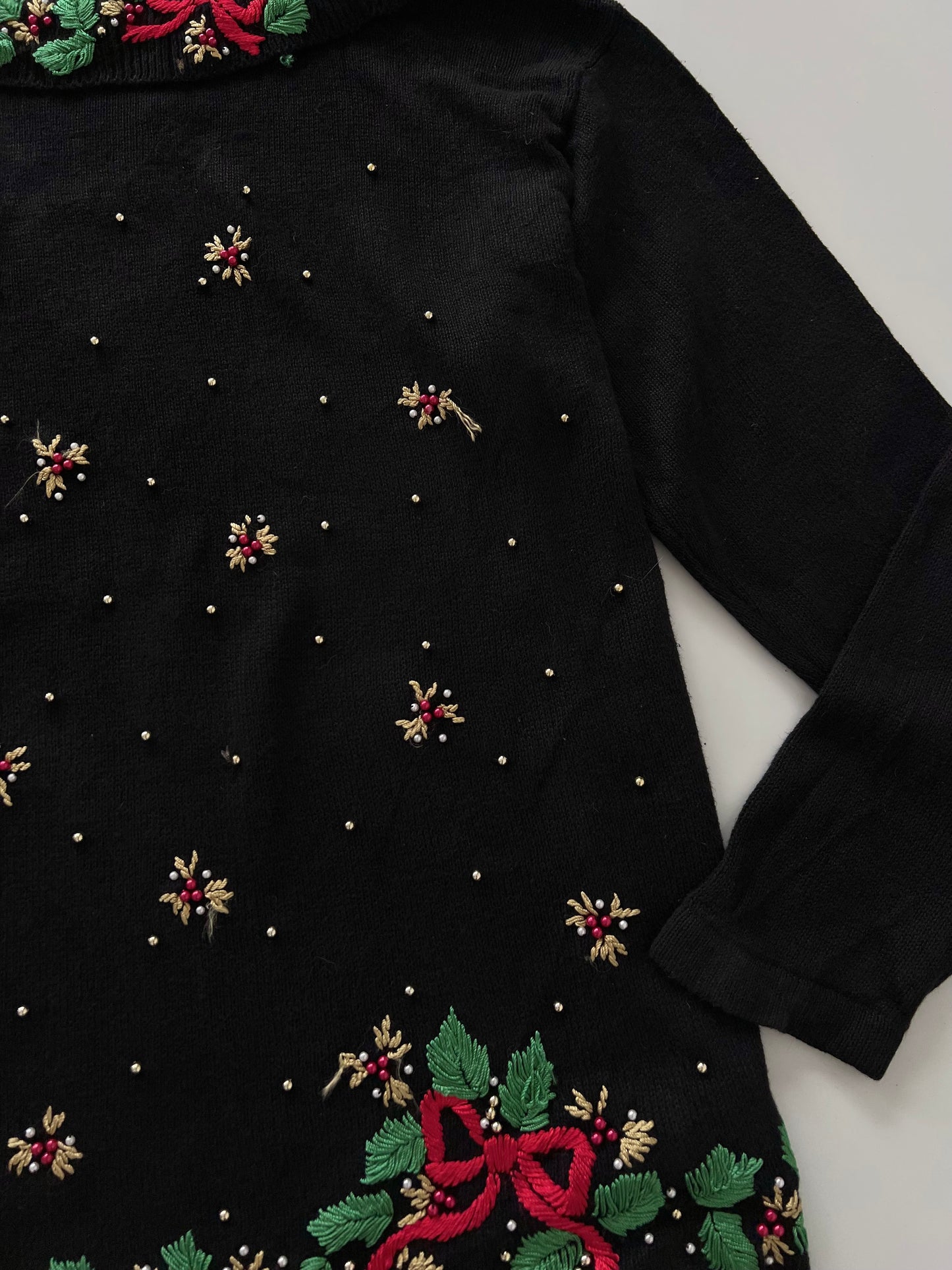 Victoria Jones Embroidered Sweater-Bust 50