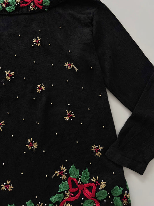 Victoria Jones Embroidered Sweater-Bust 50