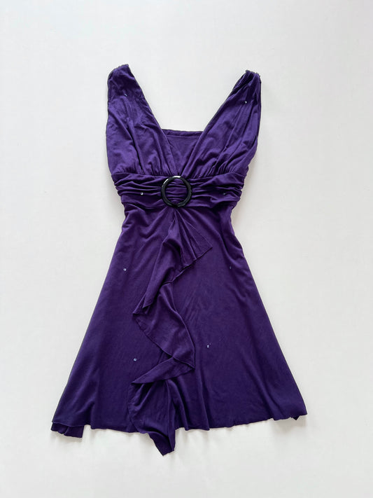 Purple Y2k Dress-Bust 34