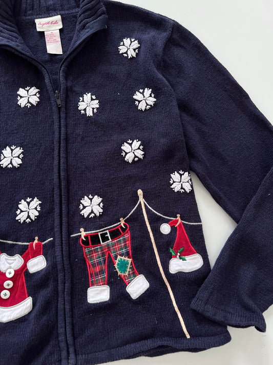 Crystal Kobe Christmas Zipper -Bust 44