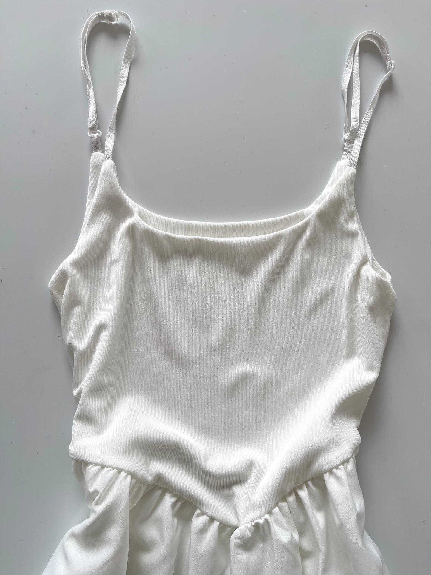 Milky White Dress-Bust 32 to 34