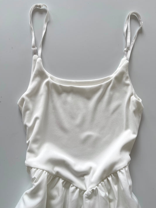 Milky White Dress-Bust 32 to 34