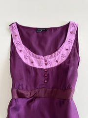 Parallel Satin Top-Bust 36