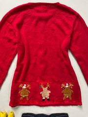 The Quacker Factory Christmas Sweater-Bust 38