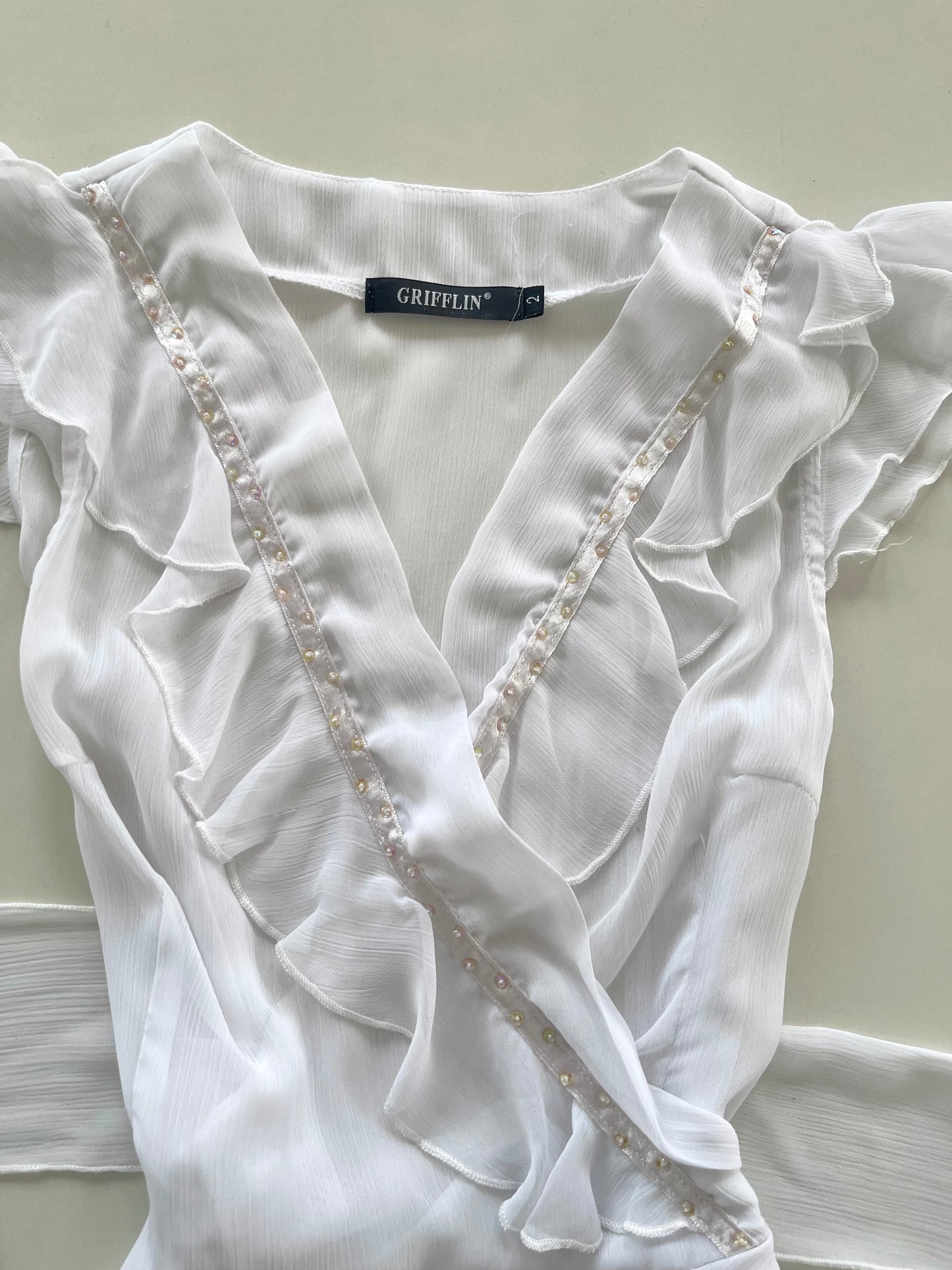 Grifflin Sheer Top-Bust 34