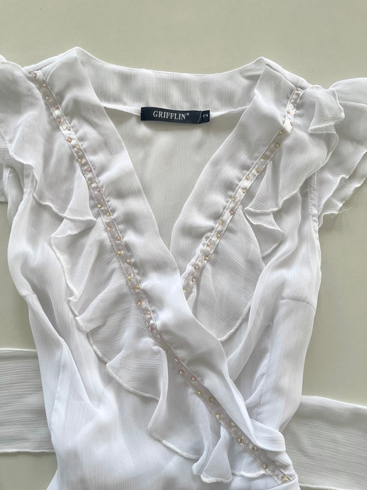 Grifflin Sheer Top-Bust 34