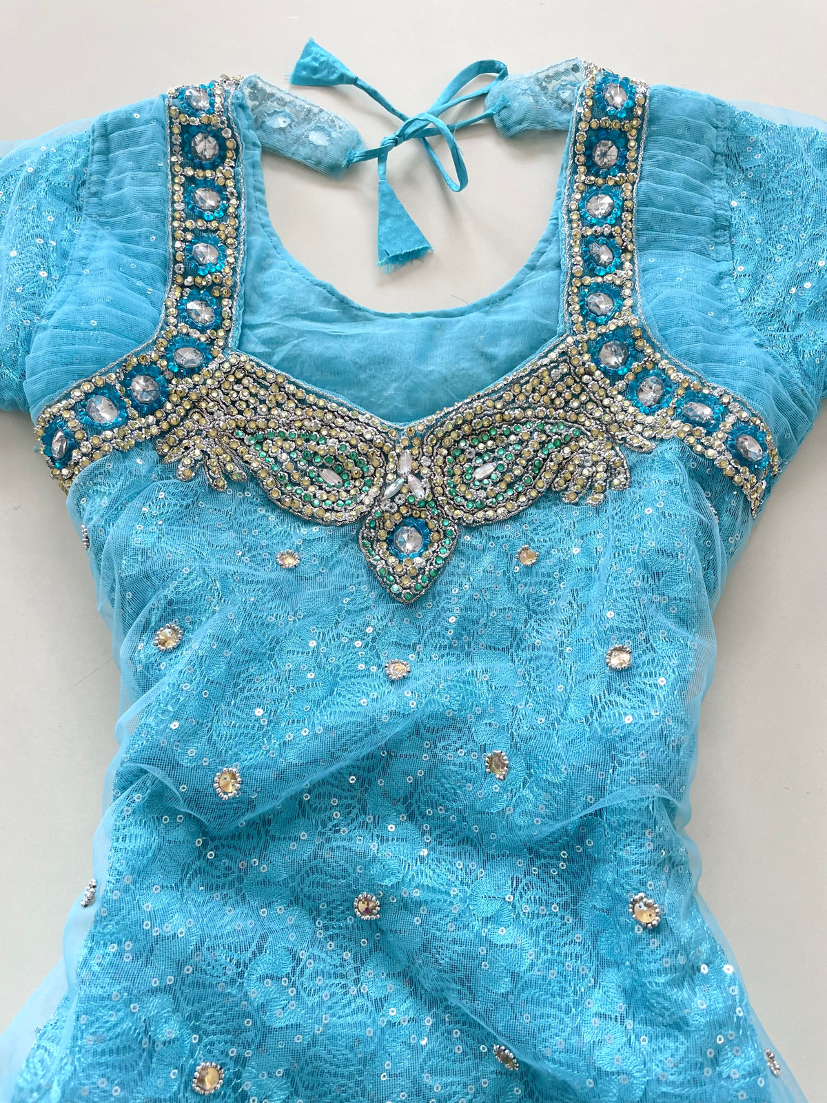 Embroidered Desi Kurta-Bust 32