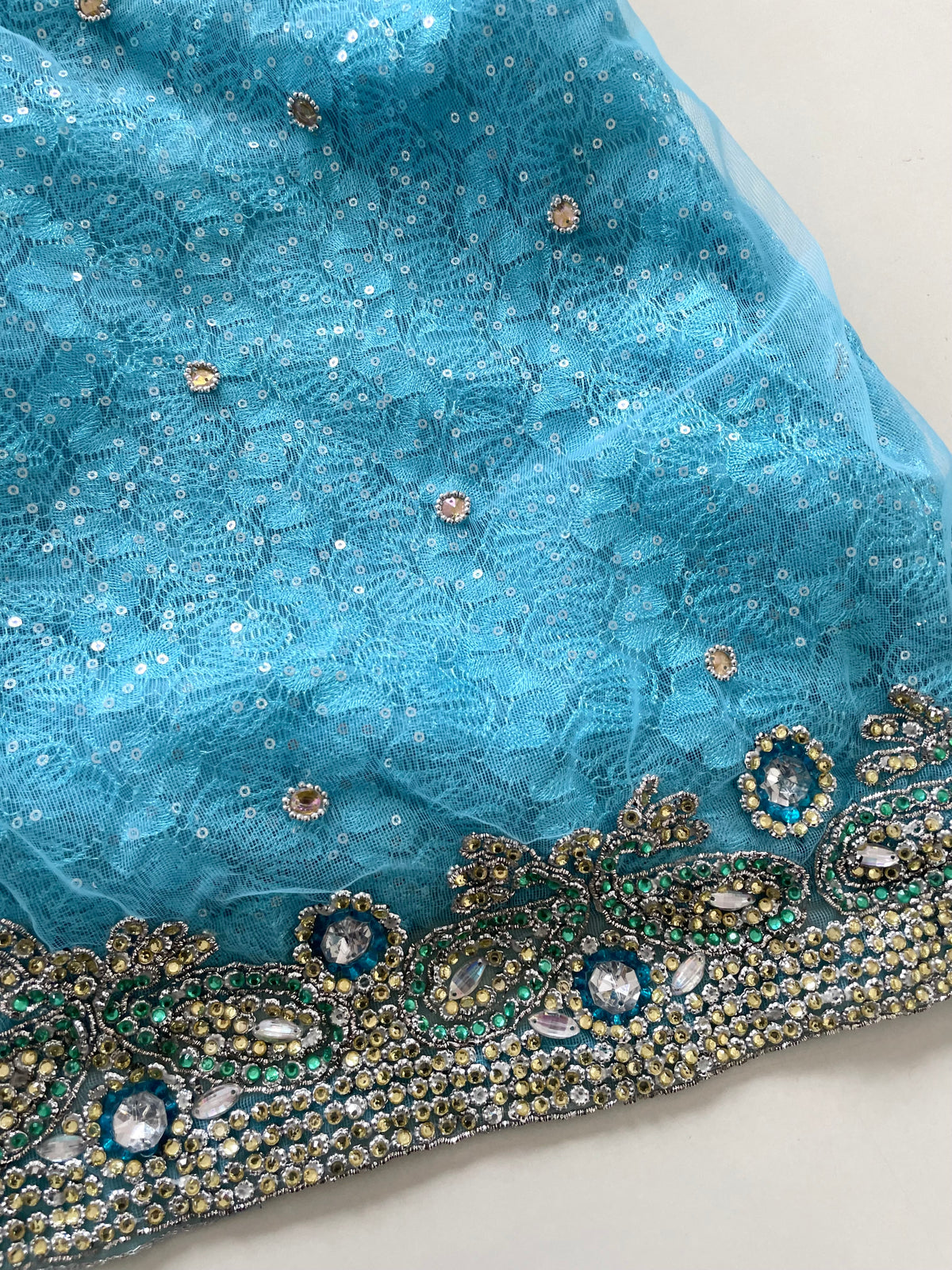 Embroidered Desi Kurta-Bust 32