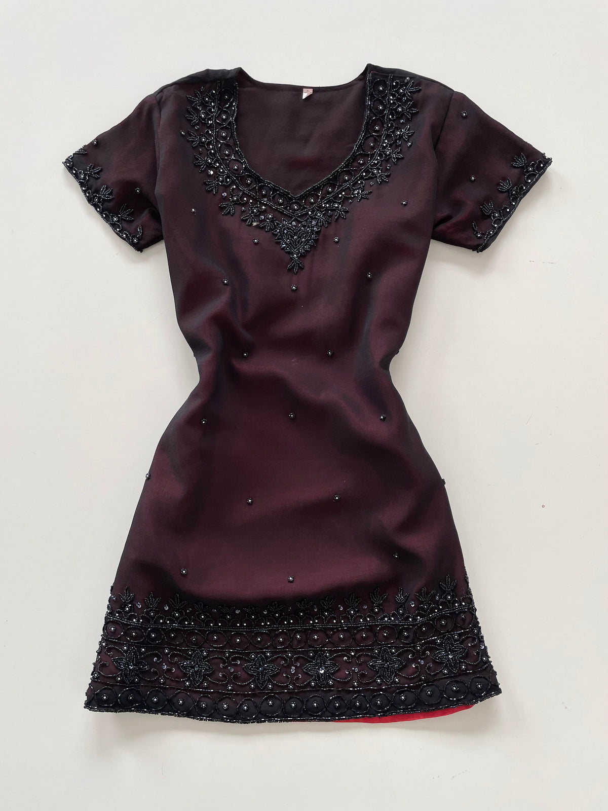 Desi Hand Embroidered Kurta With Corset Back-Bust 38