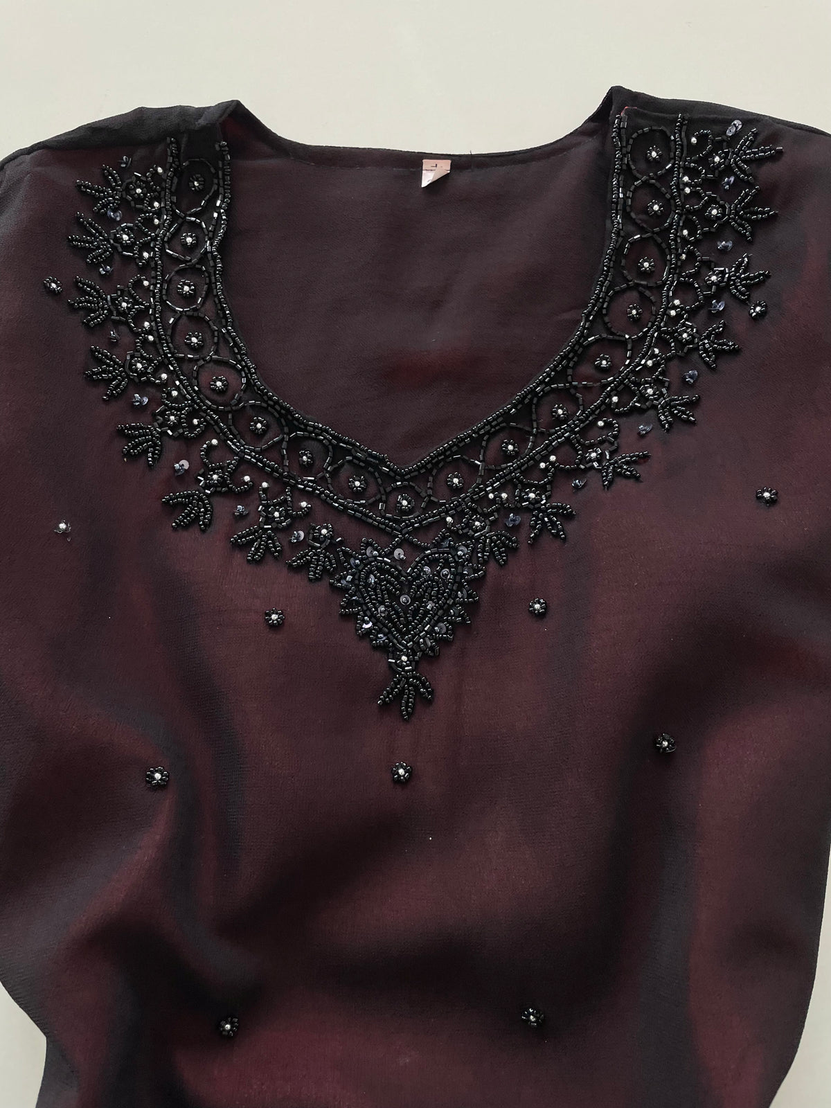Desi Hand Embroidered Kurta With Corset Back-Bust 38