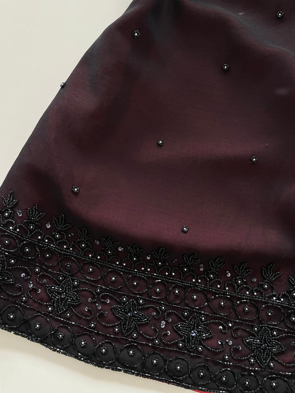 Desi Hand Embroidered Kurta With Corset Back-Bust 38