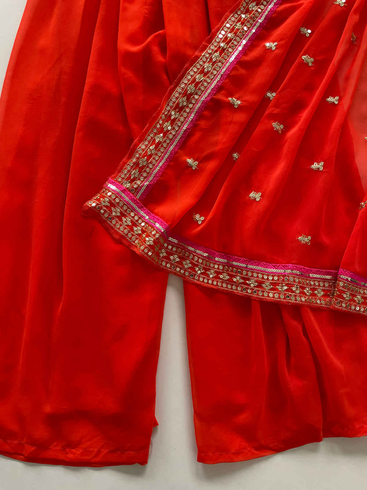 Dupatta & Plazo Set-Waist 26 to 32