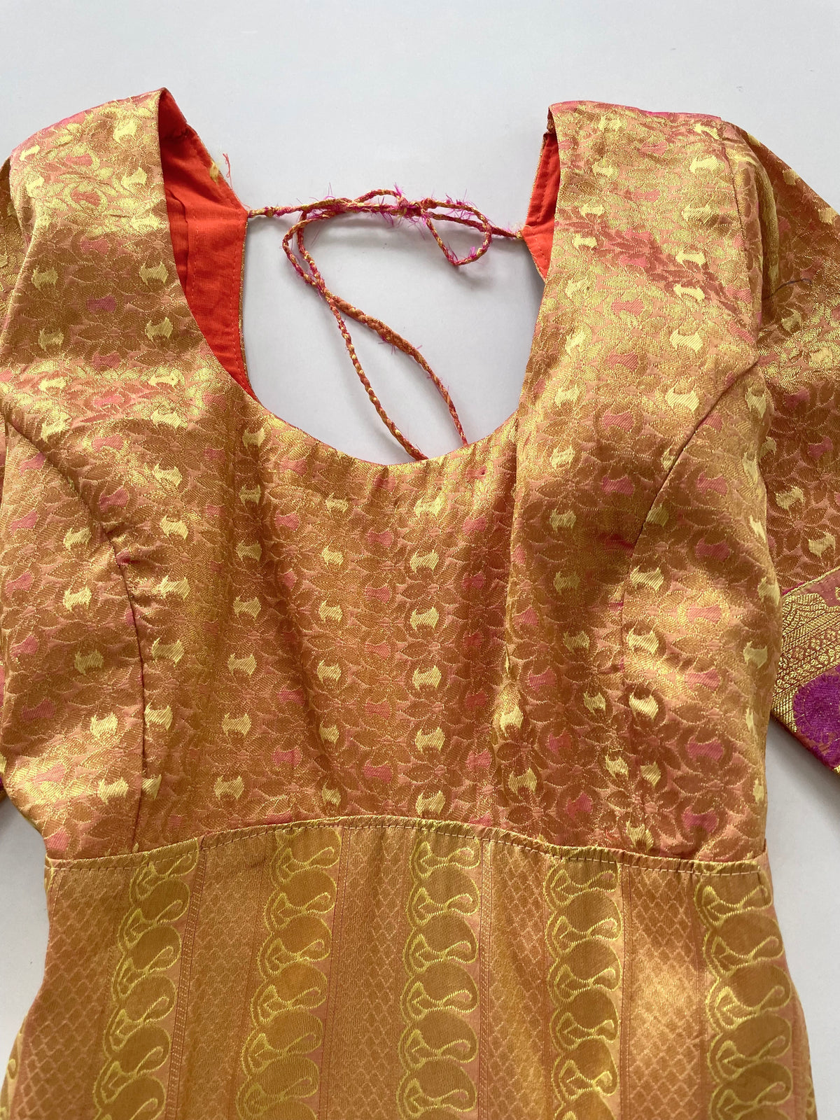 Desi Banarasi Jacquard Top-Bust 36